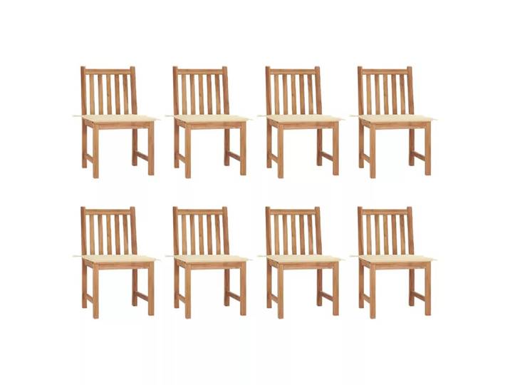 VidaXL - Gartenstuhl, One Size, Offwhite