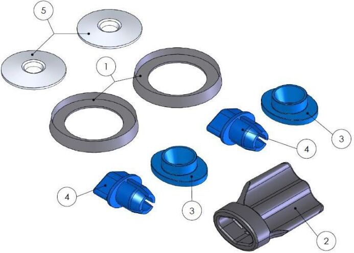Haro Montagebeutel 405094 für FastFix Exzenter