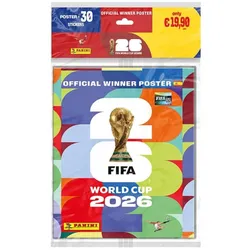 Panini FIFA World Cup 2026 Official Winner Poster – Complete Set mit Poster und 30 Stickern