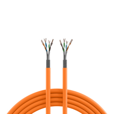 EFB-Elektronik Duplex LANCat.7 Rohkabel 1000 AWG23 S/FTP, 2x4P FRNC-B, CPR Dca, orange, 500m Hersteller: EFB Elektronik (MK7101DX.500-CPR)