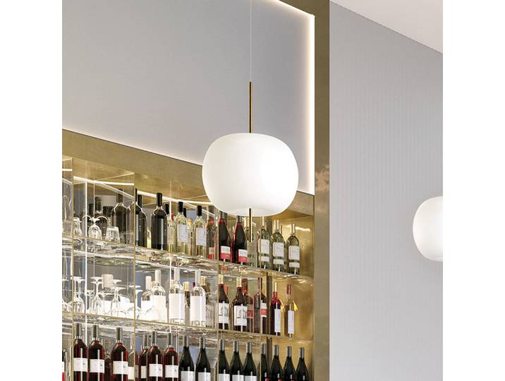 Kushi 16 Suspension Brass - KDLN - Salon / séjour - Design - Verre - Boule