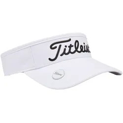 Titleist Visor Players Ball Marker, weiss/schwarz
