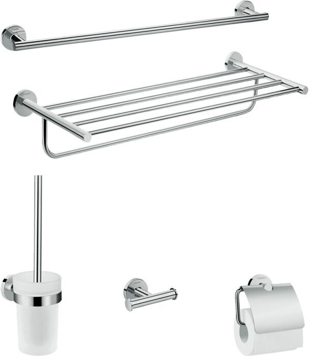Hansgrohe Bad-Accessoire-Set Logis Universal 41728000, 5-teilig, chrom