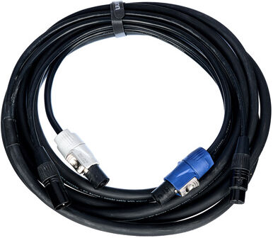 the sssnake PC 5 Power Twist/DMX Cable noir
