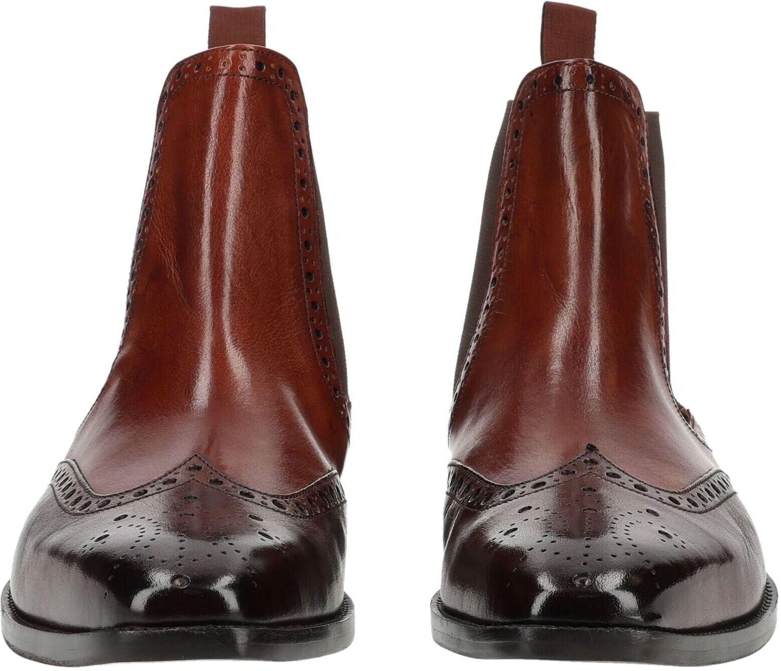 Stiefelette MELVIN & HAMILTON "Melvin & Hamilton Stiefelette Leder", Herren, Gr. 42, braun, Leder, Schuhe Stiefelette