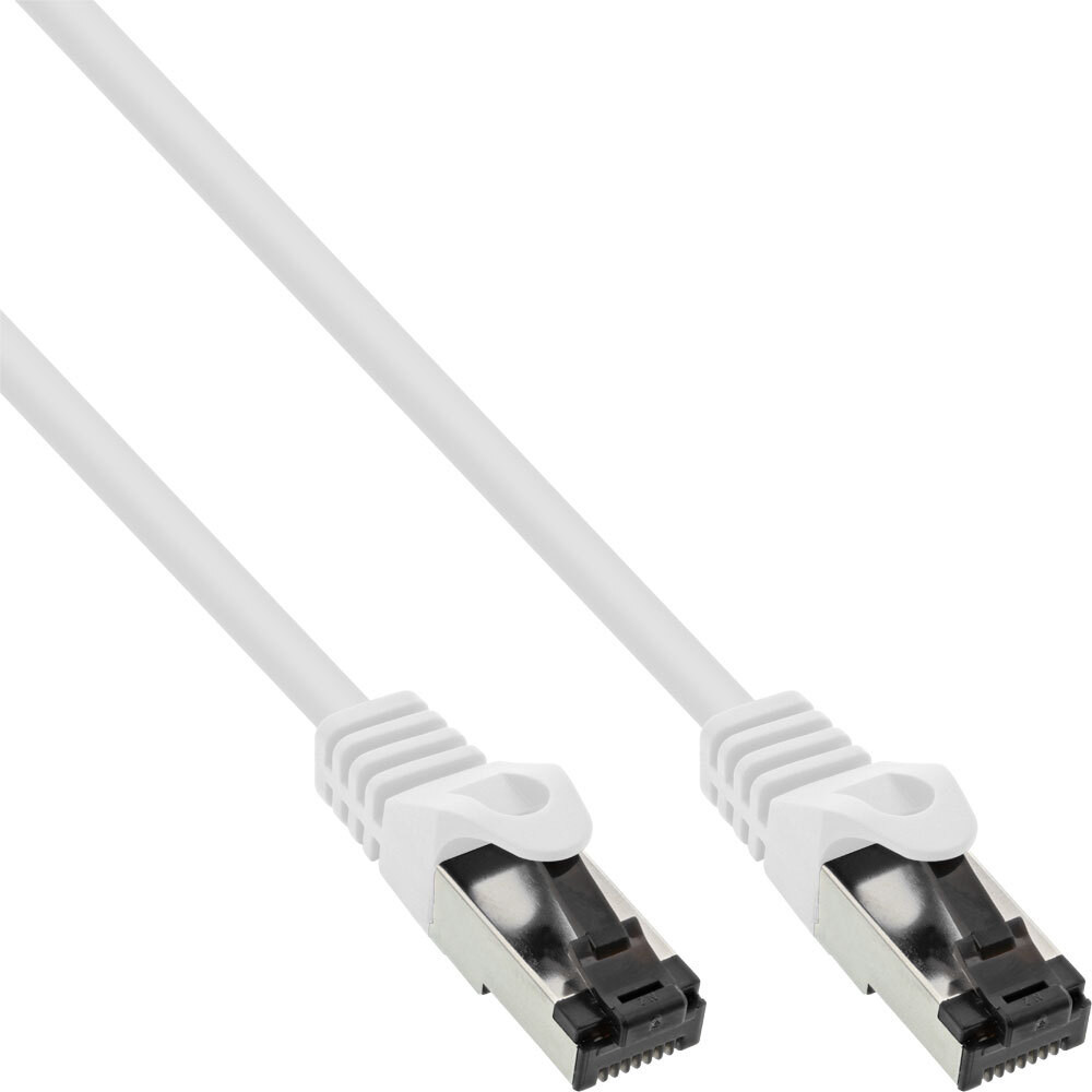 InLine Patchkabel S/FTP PiMf Cat.8.1 2000MHz Kupfer wit 3m