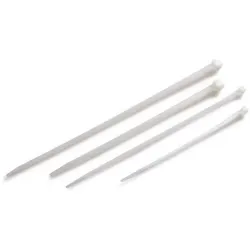 Transpak Masse 430x4,8mm weiss (Kunststoffkabelbinder, 430 mm, 100 Stk.)