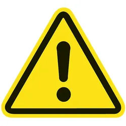 HellermannTyton Warnschild allgem. Warnzeichen 597-63211(VE100)