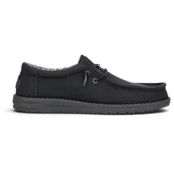 HeyDude für Herren. HD41894 Wally Classic Schuhe schwarz (43), Wohnung, Schnürsenkel, Lässig