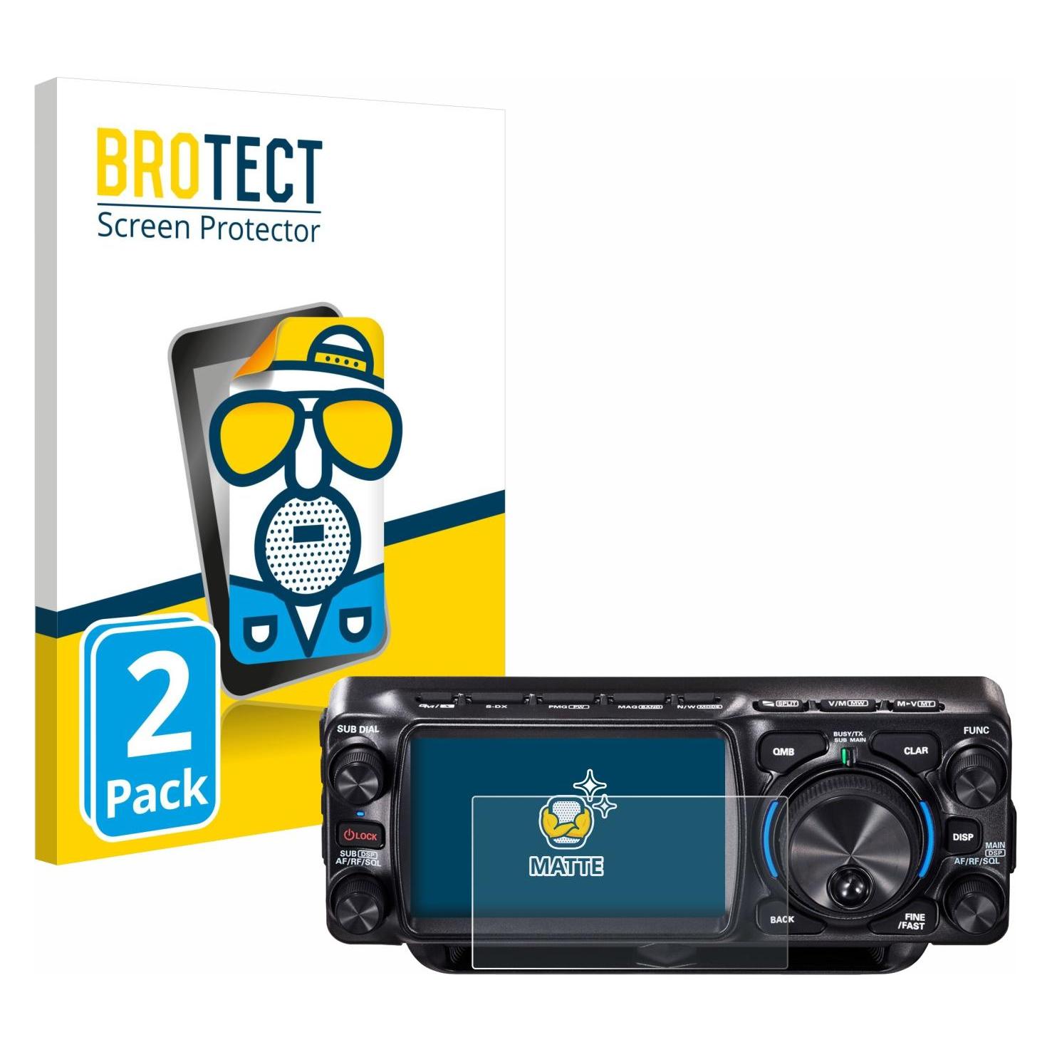Brotect Entspiegelungsfolie für Yaesu FTX-1 Displayschutz Displayschutzfolie Folie Matt (1960158)