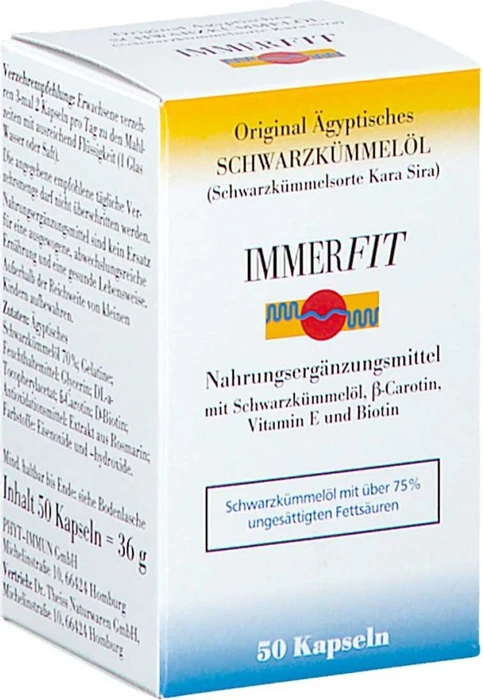 Schwarzkümmelöl Immerfit Kapseln 50 St