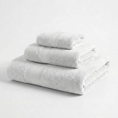 Blue Nile Mills Cotton Plush Soft Highly-Absorbent Heavyweight Luxury 3 Piece Towel Set