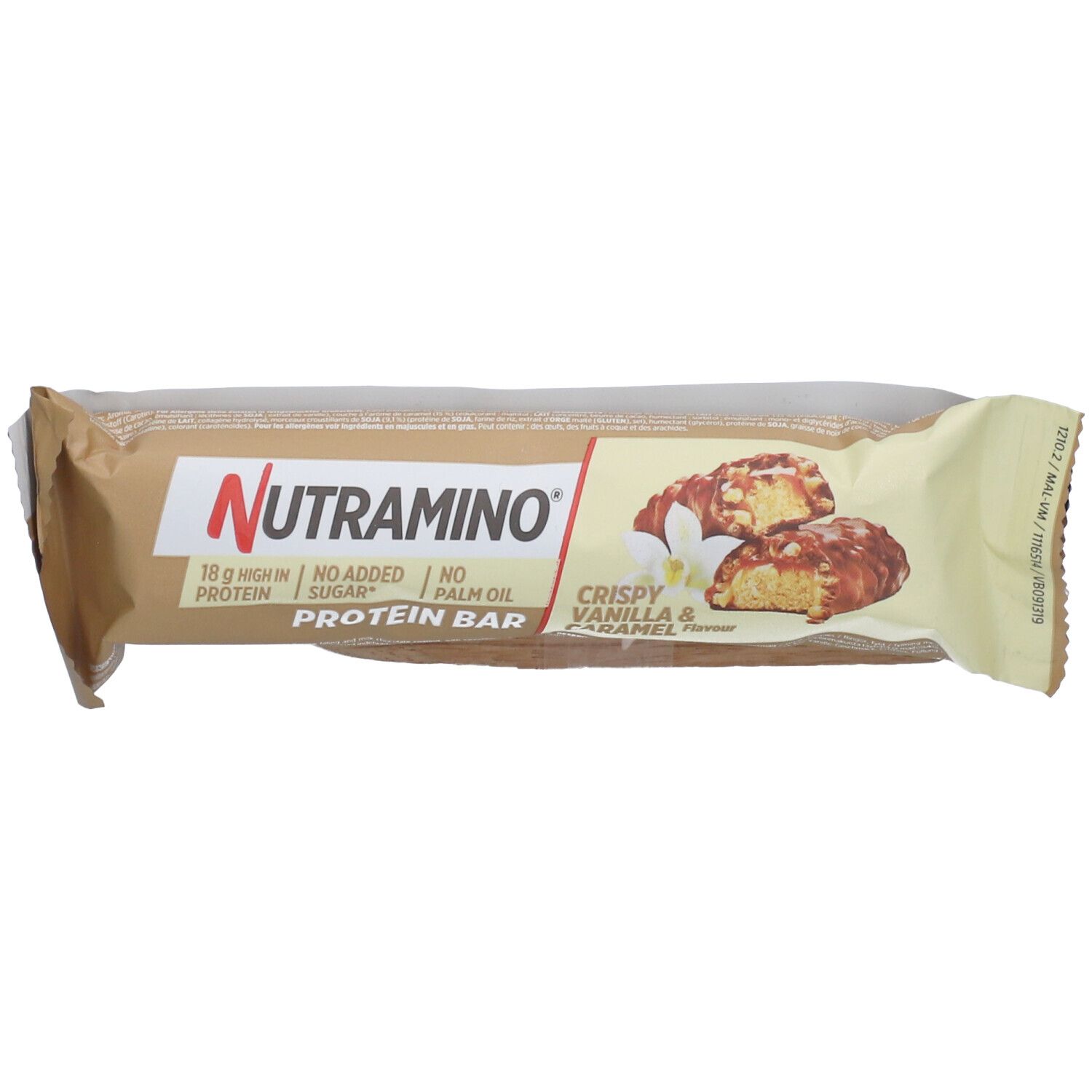 Nutramino Proteinbar Vanilla&Karamell 55 g Riegel