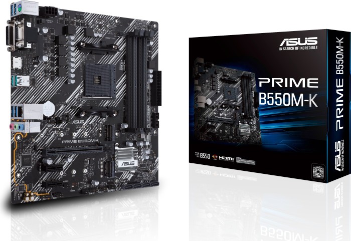 ASUS Prime B550M-K mATX Mainboard - Sockel AM4