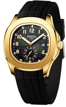 Quick Pick Pro NIBOSI Tactical Elegance Military Watch For Men With Calendar & Waterproof Design d