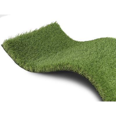 Kunstrasen "JAZZ, Gesamthöhe 40 mm, Made in Netherlands", grün, B:400cm L:250cm, Polyethylen (PE), Polypropylen, PRIMAFLOR-IDEEN IN TEXTIL, Teppiche, Rasenteppich, natürliche Optik, Drainagefunktion, Outdoor
