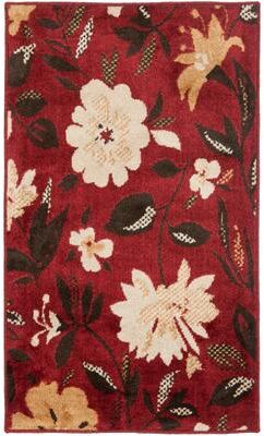SAFAVIEH Kashmir Jaylyn Floral Silky Polyester Rug