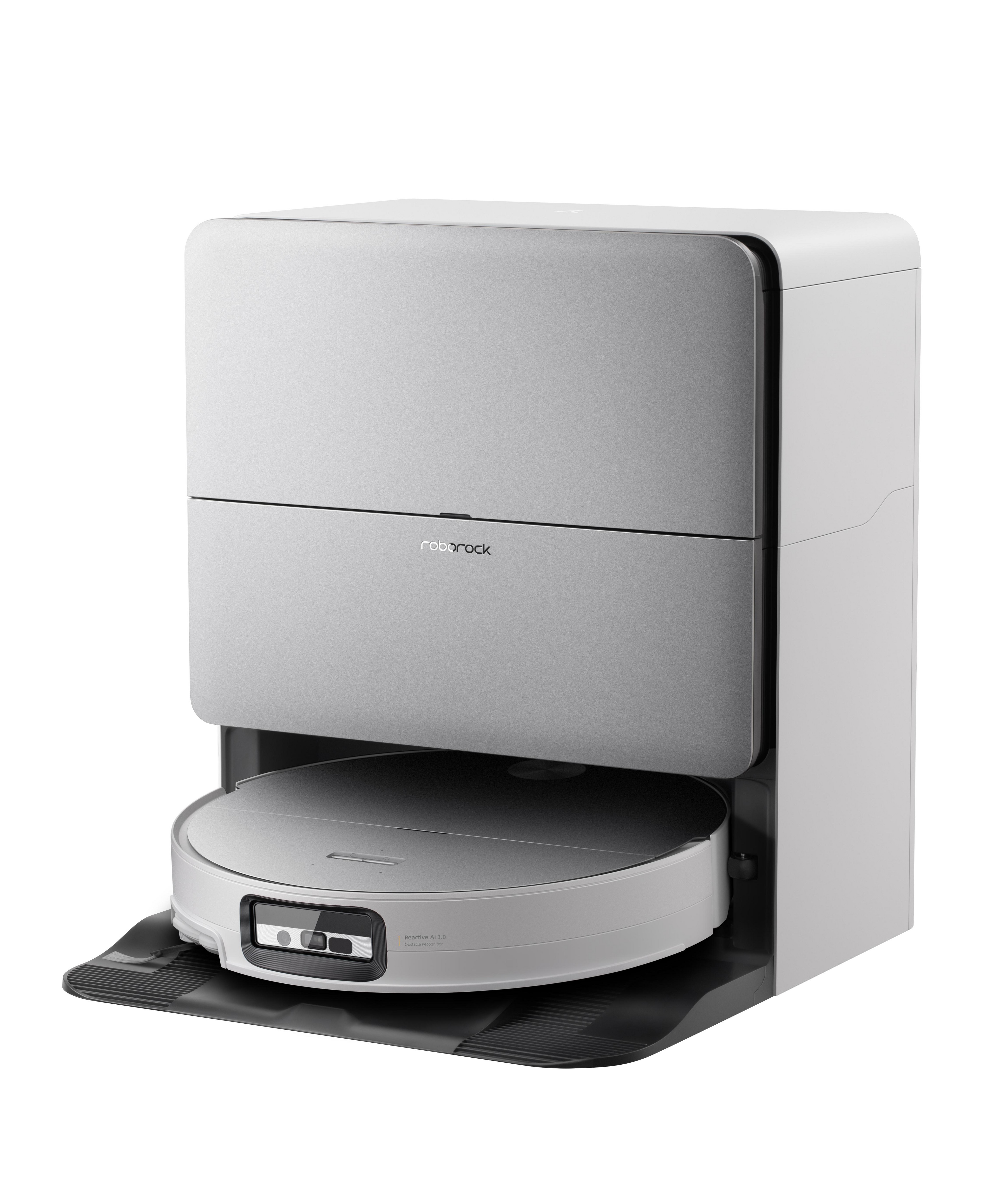 Roborock Saros 20 Sonic Complete weiß Wischroboter mit Rockdock Absaug- /Reinigungsstation