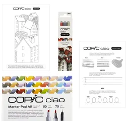 COPIC® Ciao 3D Architect Palette Starter Layoutmarker-Set grau 1.0 + 6.0 mm Schreibfarbe: Mehrfarbig