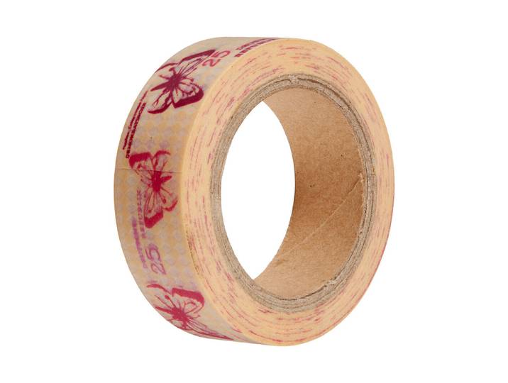 Glorex Washi-Tape Lachs 1.5 cm × 10 m