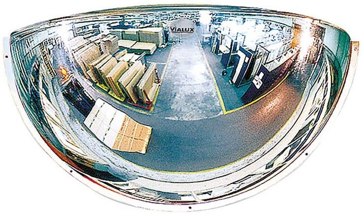 B2B Partner Drei-Wege-Spiegel, 1/4 Kugel, Durchmesser von 800 mm