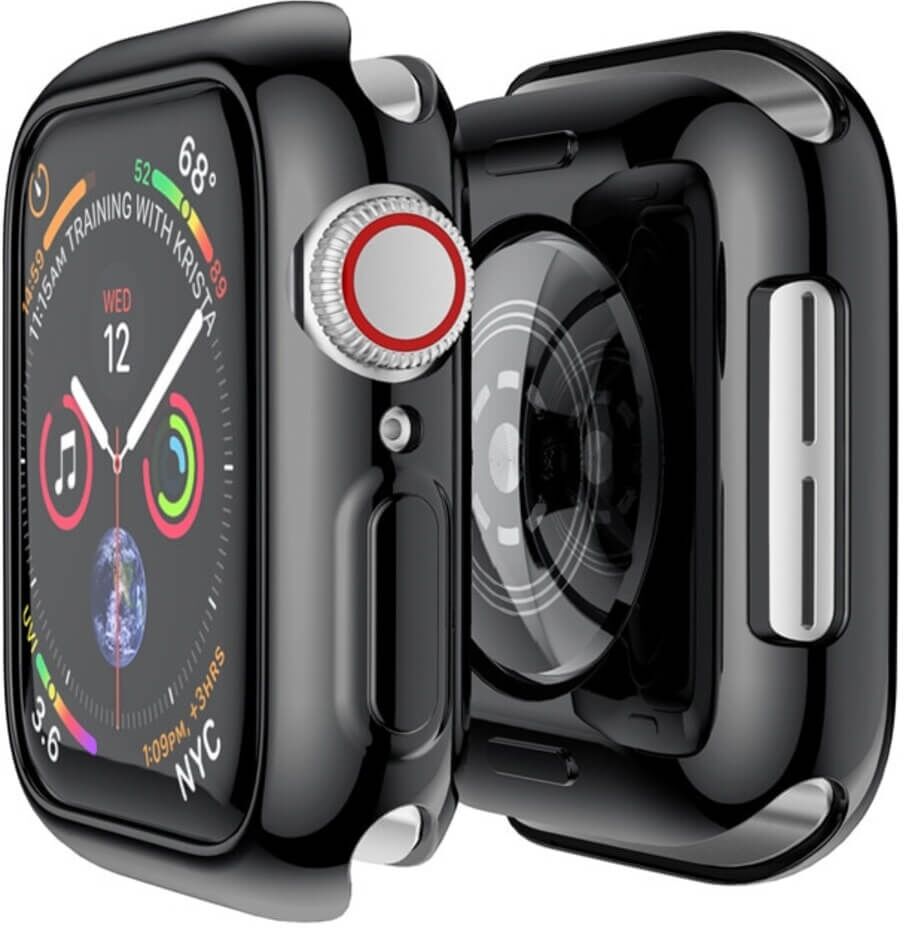Apple Watch 7-9 (41mm) TPU Suojakuori, Musta