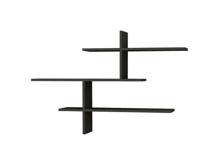 Livetastic Wandregal Salem, Anthrazit, 123x81x22 cm, hängend, Wohnzimmer, Regale, Wandregale