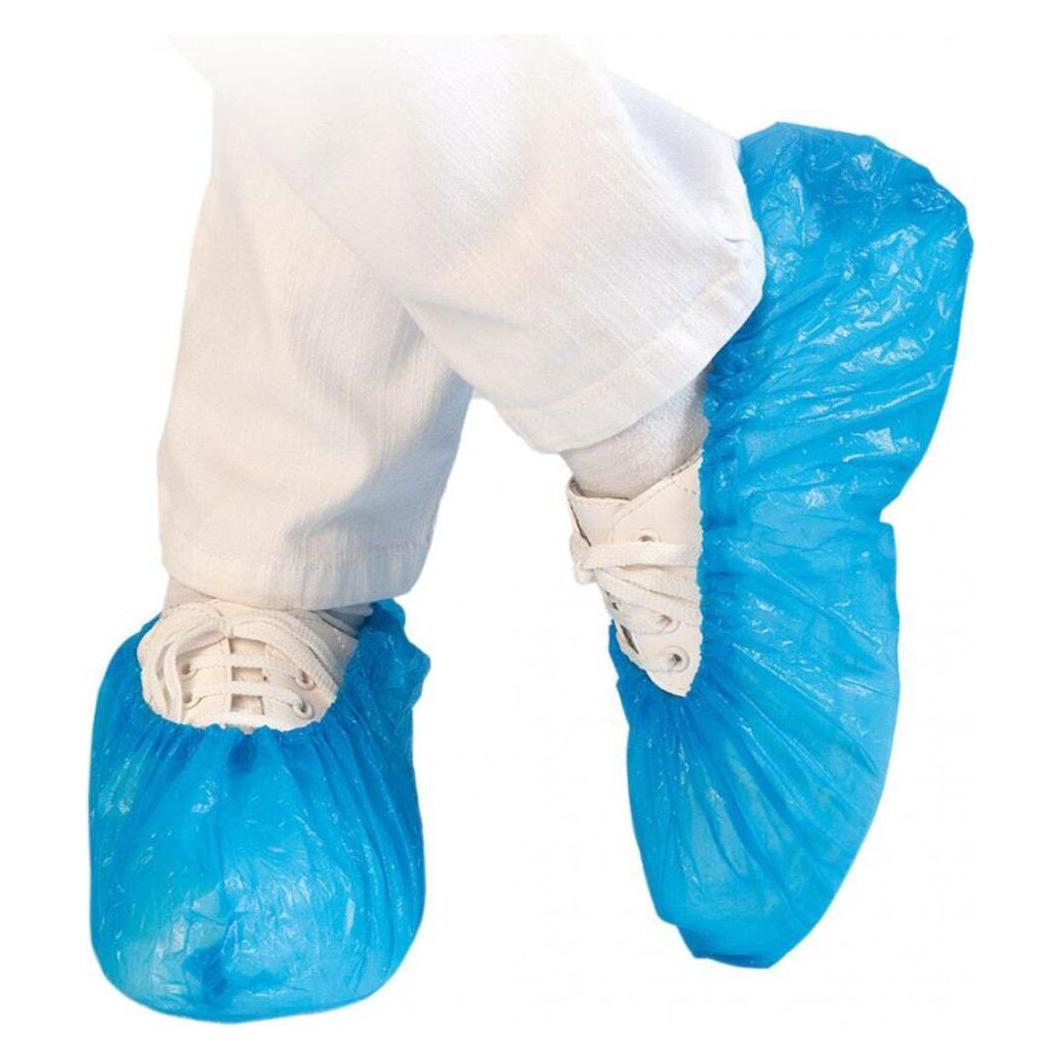 Wimex.eu Überschuh (CPE) Einweg blau - 100 Stück (Überziehschuhe) (019b4a87df6170eba8f2e5df082e5282)