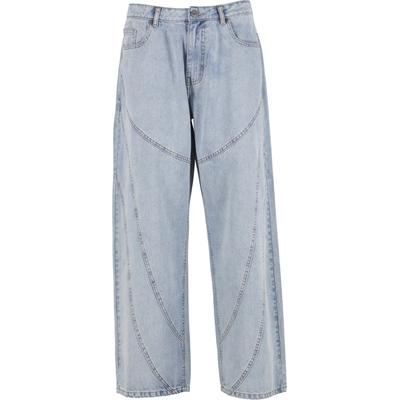 Bequeme Jeans DEF "DEF DEF SEAMS Baggys", Herren, Gr. 36, Normalgrößen, blau (lightblauwashed), 100% Baumwolle, unifarben, Jeans