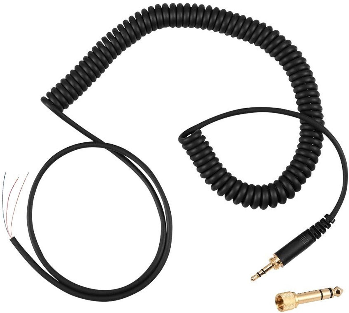 Vervangingskabel voor Beyerdynamic DT 770, 770 Pro, 990 en 990 Pro hoofdtelefoons - Spiraalvormige kabel voor hoogwaardig geluid