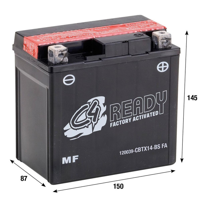 C4 Batterie gel CBTX14-FA