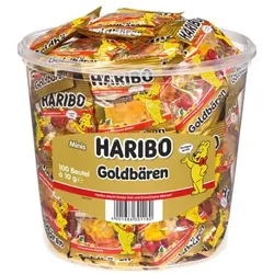 Haribo Fruchtgummi »Mini Goldbären« 100 Einzelportionen