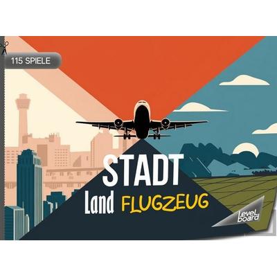 Stadt, Land, Flugzeug - 115 Spielblöcke, Taschenbuch von LevelBoard Spiele, LevelBoard Spiele, 978-3-693-19782-0
