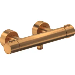 Duravit Thermostatarmatur Brausethermostat Aufputz, 1 Verbraucher, rund, TH4220000004, Farbe: Bronze gebürstet