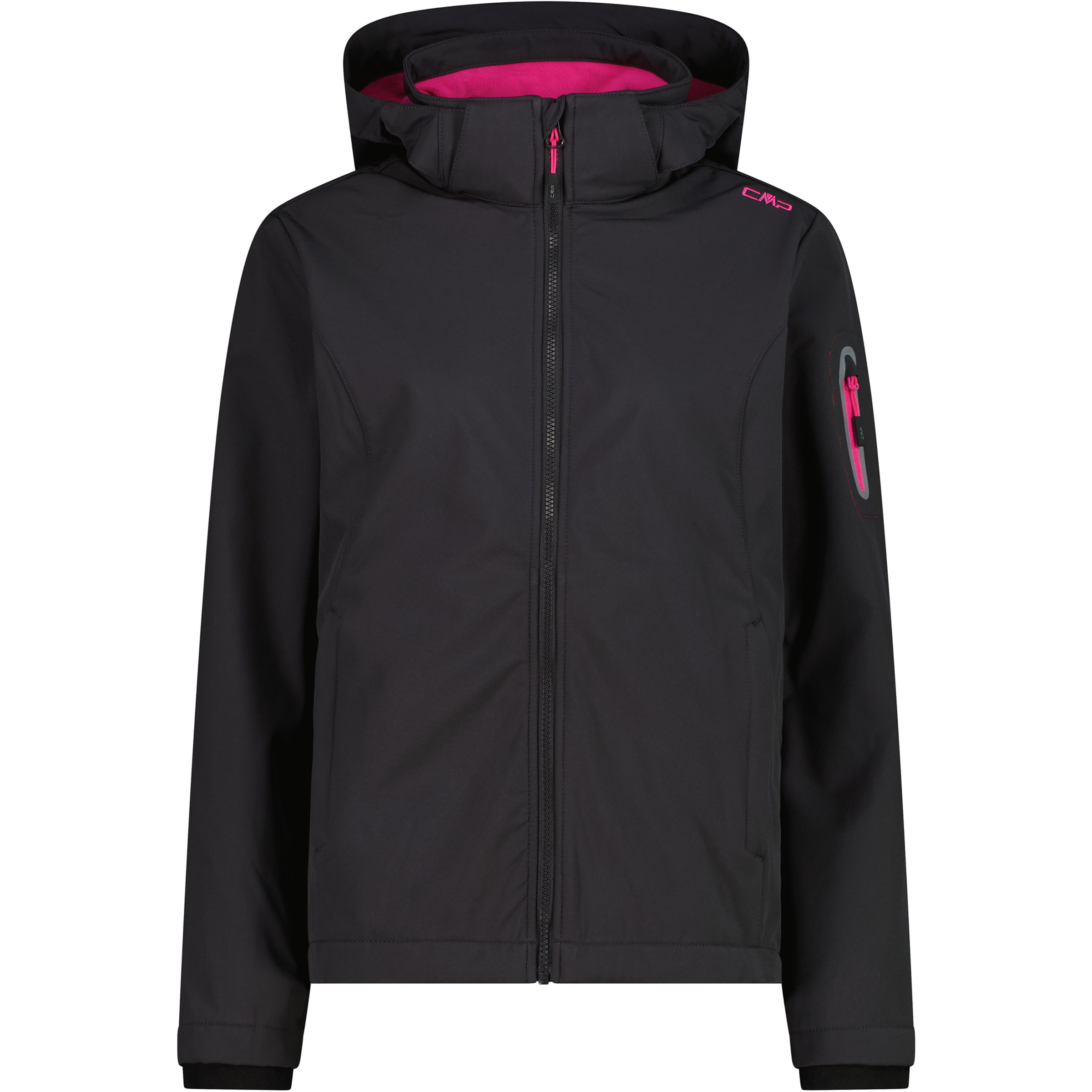 CMP Softshell Damen Softshelljacke schwarz Größe L Trekking Wasserabweisend Wasserabweisend