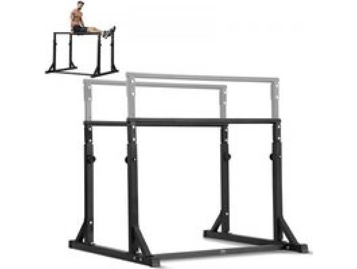 VEVOR Dip-Stange, Schwerlast-Dip-Ständerstation Einstellbar 363 kg, Fitness-Workout-Dip-Bar-Station Stabilisator Parallette Liegestützständer, Parallelbarren für Krafttraining im Heim-Fitnessstudio