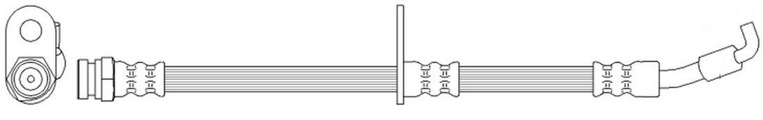 K&K FT0876 Brake hose