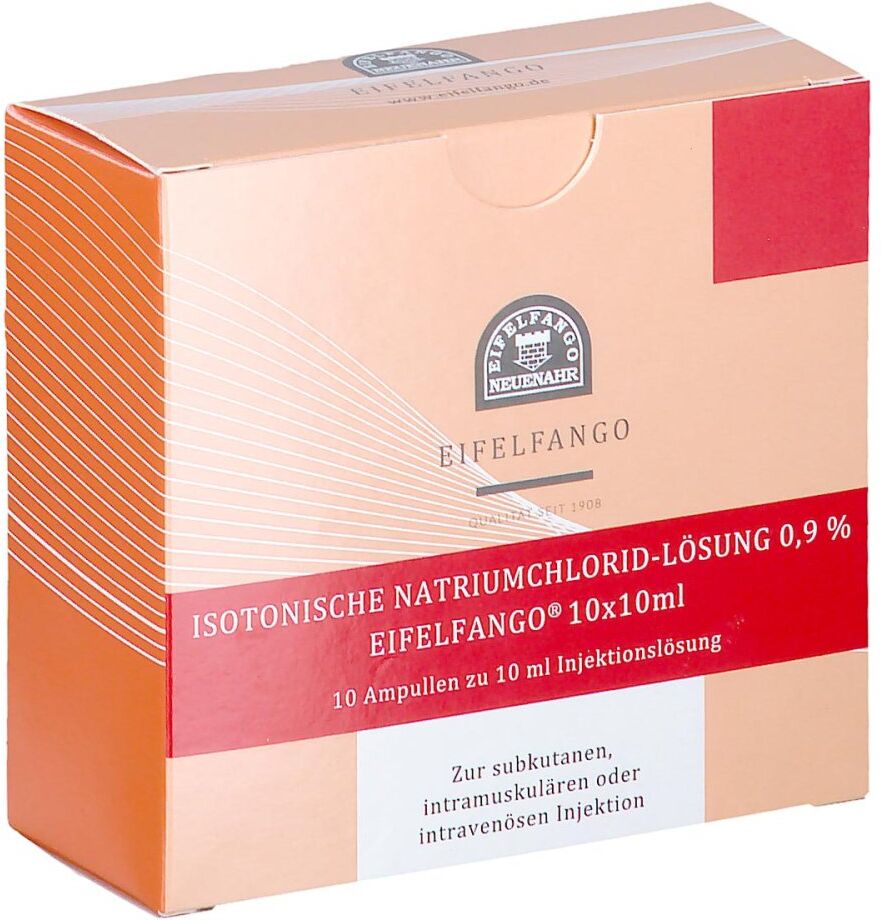Isotonische Nacl Lösung 0,9% Eifelfango iniecto -lsg.