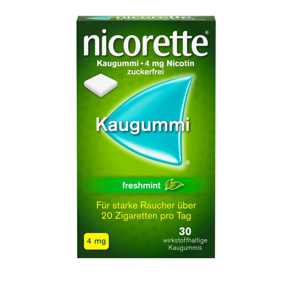 Nicorette Kaugummi 4 mg freshmint 30 St