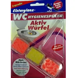 Elsterglanz WC Aktiv Würfel Grapefruitduft legendär, frei von Phosphaten, Made in Germany
