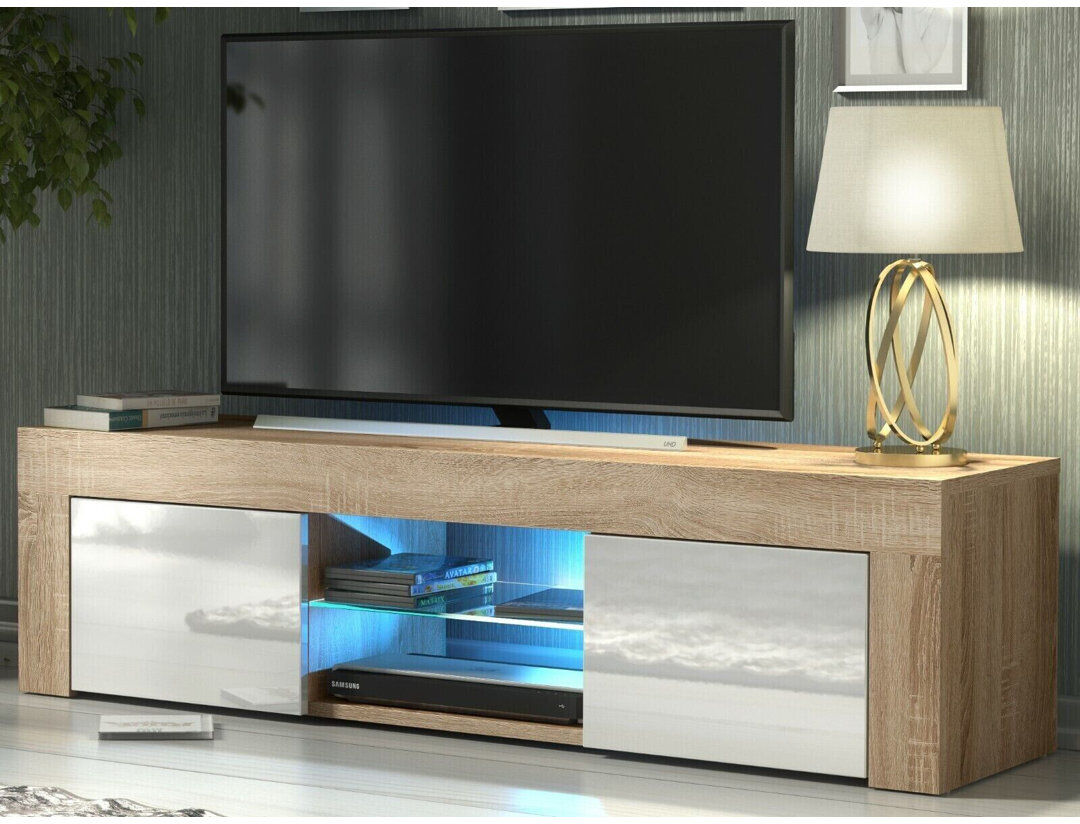 Metro Camon TV Stand for TVs up to 48" Oak/White 48"