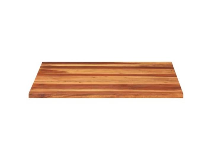 KTHLBRH Tischplatte aus Massivholz, Akazienholz, 80 x 80 cm, 25-27 mm Poliertes Bernstein-Finish, für Restaurant, Bar, Hotel, mit zwei Holzständern