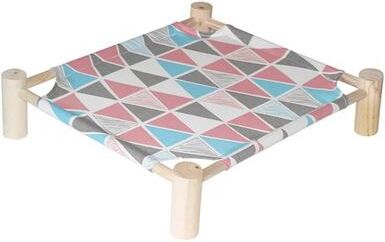 Uplift Treasures Elevated Wooden Cat Hammock Bed 3 20.87 19.29 5.12 In
