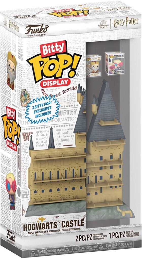 Funko Bitty POP Display Hogwarts Castle Harry Potter.