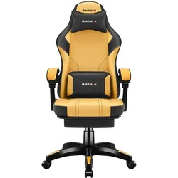 Huzaro Fotel gamingowy Force 3.7 Yellow, Gaming Stuhl, Gelb, Schwarz