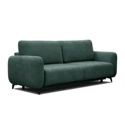 SOFA DRAKE 3-Sitzer mit Schlaffunktion, smaragdgrün