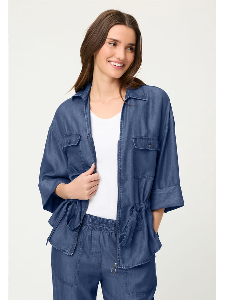 Olsen Jeansjacke in Dunkelblau - 46