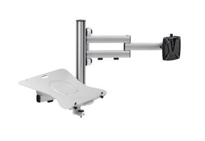 Novus Monitorschwenkarm Business Combination TSS, ergonomisch, mit Klemme 14 bis 40 mm