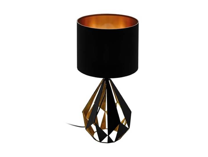 EGLO Tischlampe Carlton 5, 1 flammige Vintage Tischleuchte