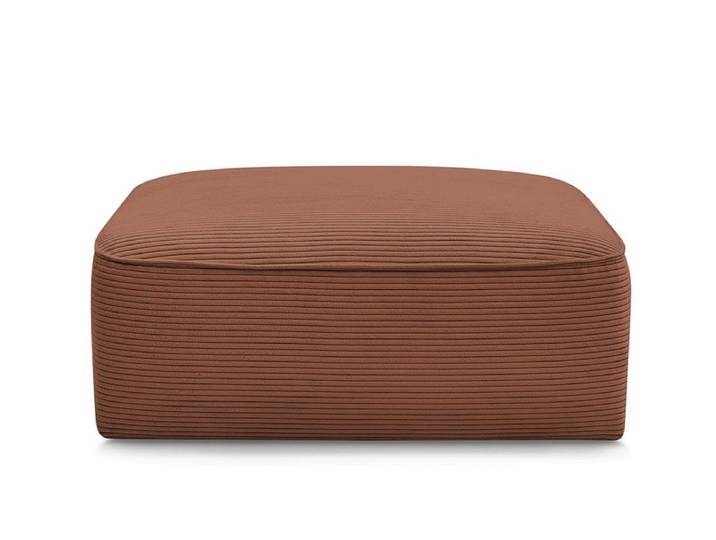 Hocker BOBOCHIC LEOPOLD 90x96x42cm cord-stoff orange